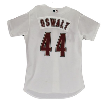 2002 Roy Oswalt  Game-Worn Astros Home Jersey (Astros LOA)